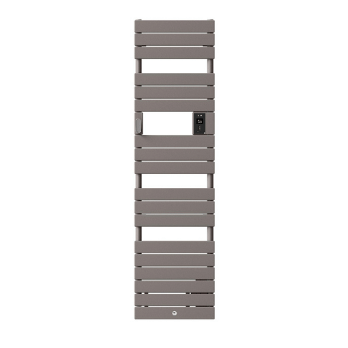 Sèche serviette électrique étroit avec soufflerie Thermor Riviera 2 1750W gris roche