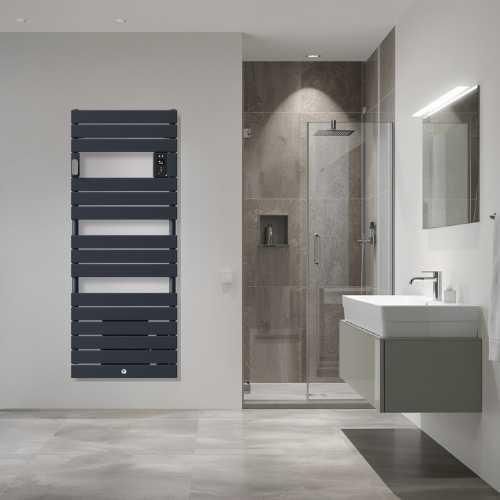 Sèche-serviettes THERMOR Riviera 2 avec soufflerie 1500W gris ardoise - photo intérieur