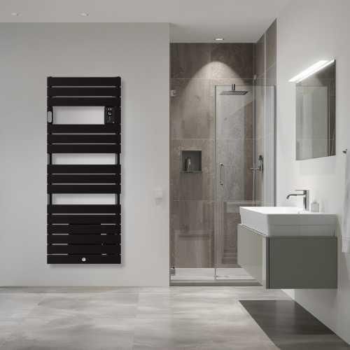 Sèche-serviettes THERMOR Riviera 2 avec soufflerie 1500W noir carbone - photo intérieur