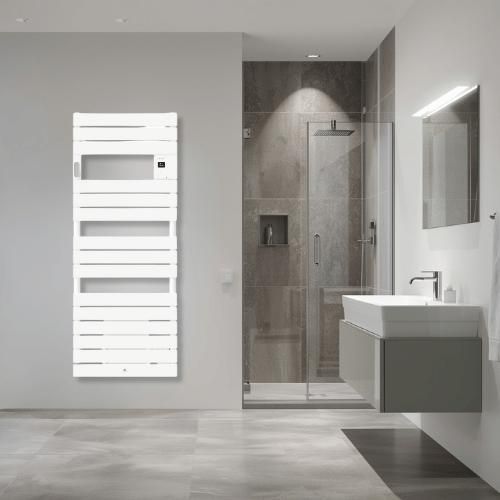 Sèche-serviette électrique avec soufflerie Thermor Riviera 2 1750W blanc satin - photo intérieur