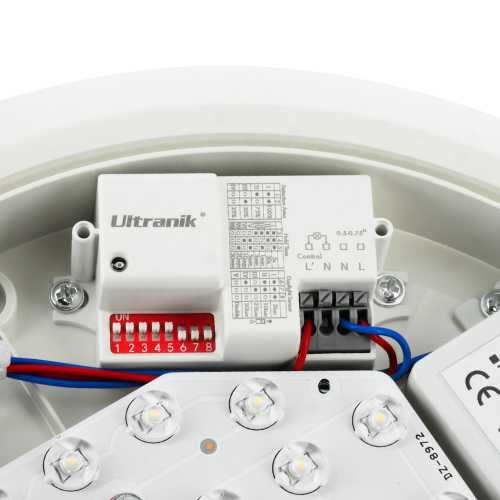 Projecteur extérieur LED extra plat TCIAO 230V 20W 2200lm 3CCT blanc réf. TLS6024 - zoom composants intérieur