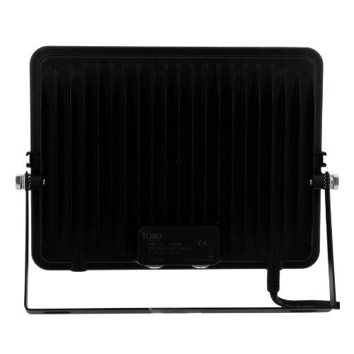 Projecteur extérieur LED extra plat TCIAO 230V 75W/100W 8270lm à 11400lm 3CCT noir réf. TLS8042 - vue de dos