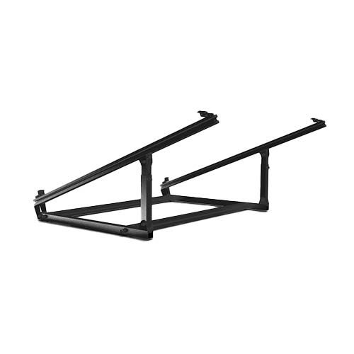 support de fixation universel pour station solaire plug&play noir - vue de dos