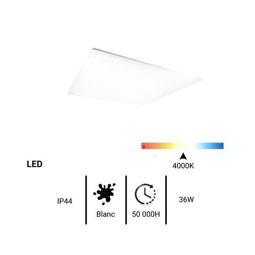 Fiche technique plafonnier LED 600x600 Vision-el