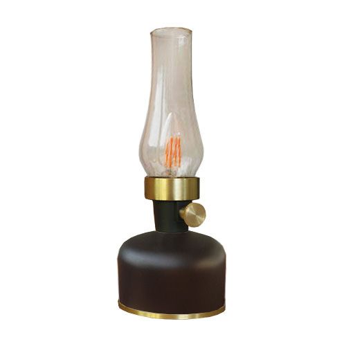 Lanterne LED métal Watt & Home Mistral coloris noir
