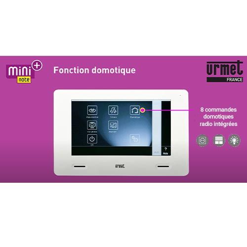 kit portier vidéo Mini Note+ d'Urmet avec écran tactile 7