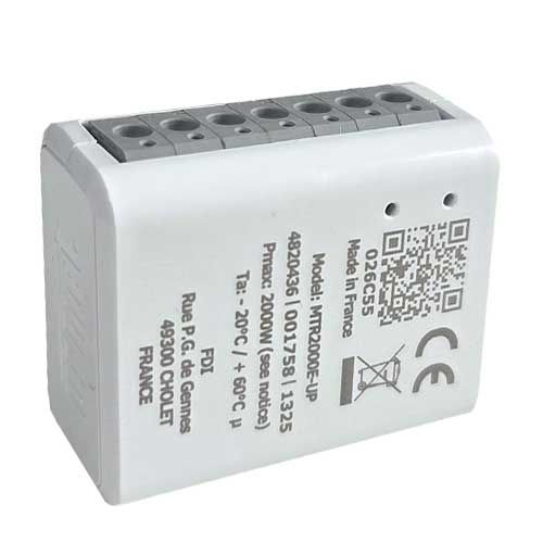 Télérupteur Yokis MTR2000E-UP compatible Zigbee - vue de dos