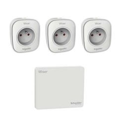 SCHNEIDER Wiser Kit prises connect&eacute;es g&eacute;n&eacute;ration 2 - KITCCTFR6500