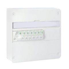 SCHNEIDER RESI9 XE Tableau &eacute;lectrique pr&eacute;&eacute;quip&eacute; auto 1 rang&eacute;e 1ID 63A 6 disjoncteurs