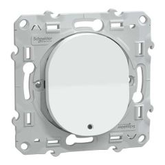 SCHNEIDER Ovalis Interrupteur va et vient &agrave; voyant lumineux blanc - S320263
