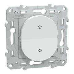 Interrupteur centralis&eacute; sans fils blanc SCHNEIDER Wiser Ovalis.