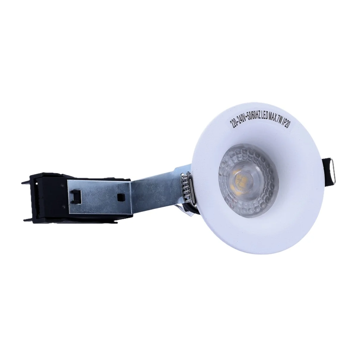 ARLUX Spot LED encastrable GU10 230V 5W 380lm 4000K 90mm blanc 