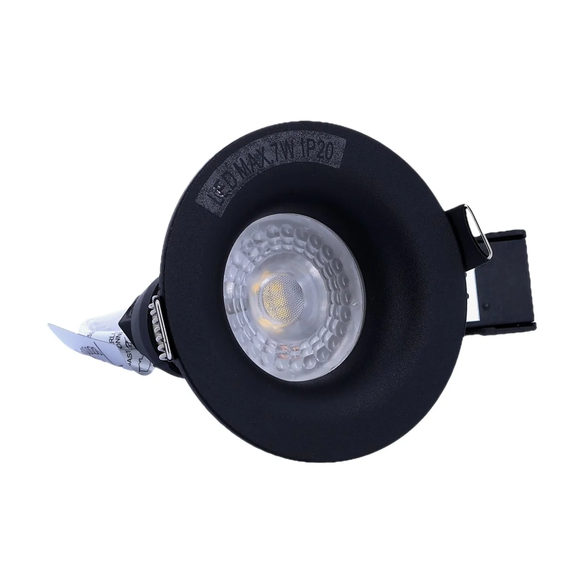 ARLUX Spot LED encastrable GU10 230V 5W 380lm 2700K 90mm noir 