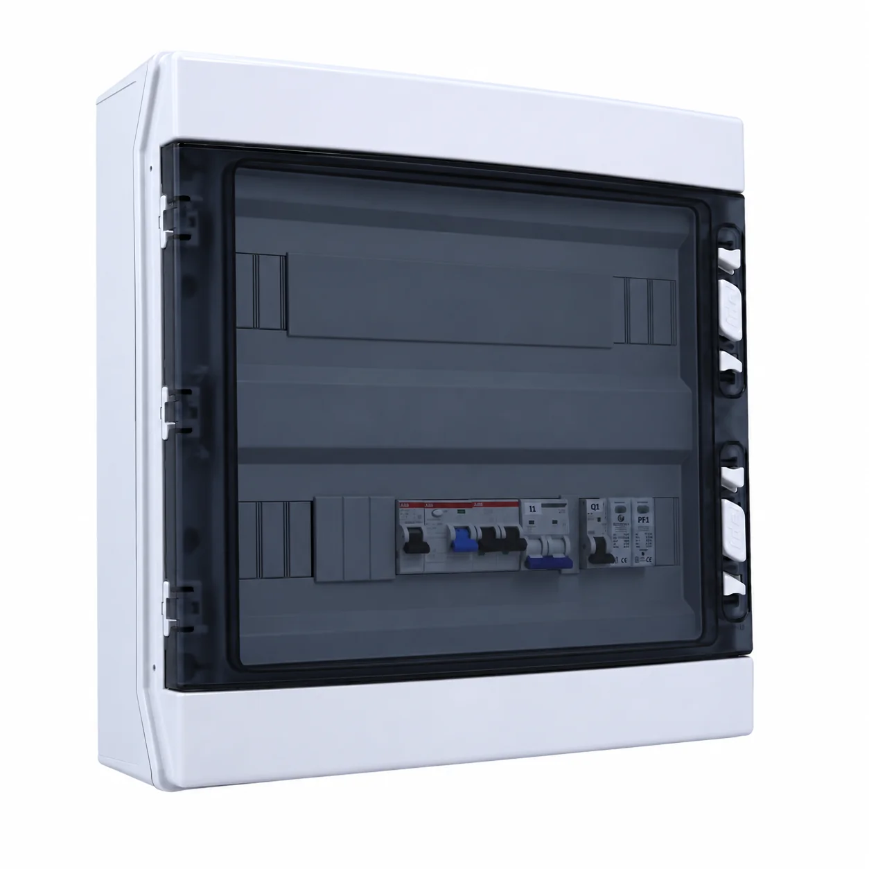 TECHNIDEAL Coffret AC photovoltaïque 3kW monophasé pour onduleur central compatible abonnement EDF 9 à 12KVA