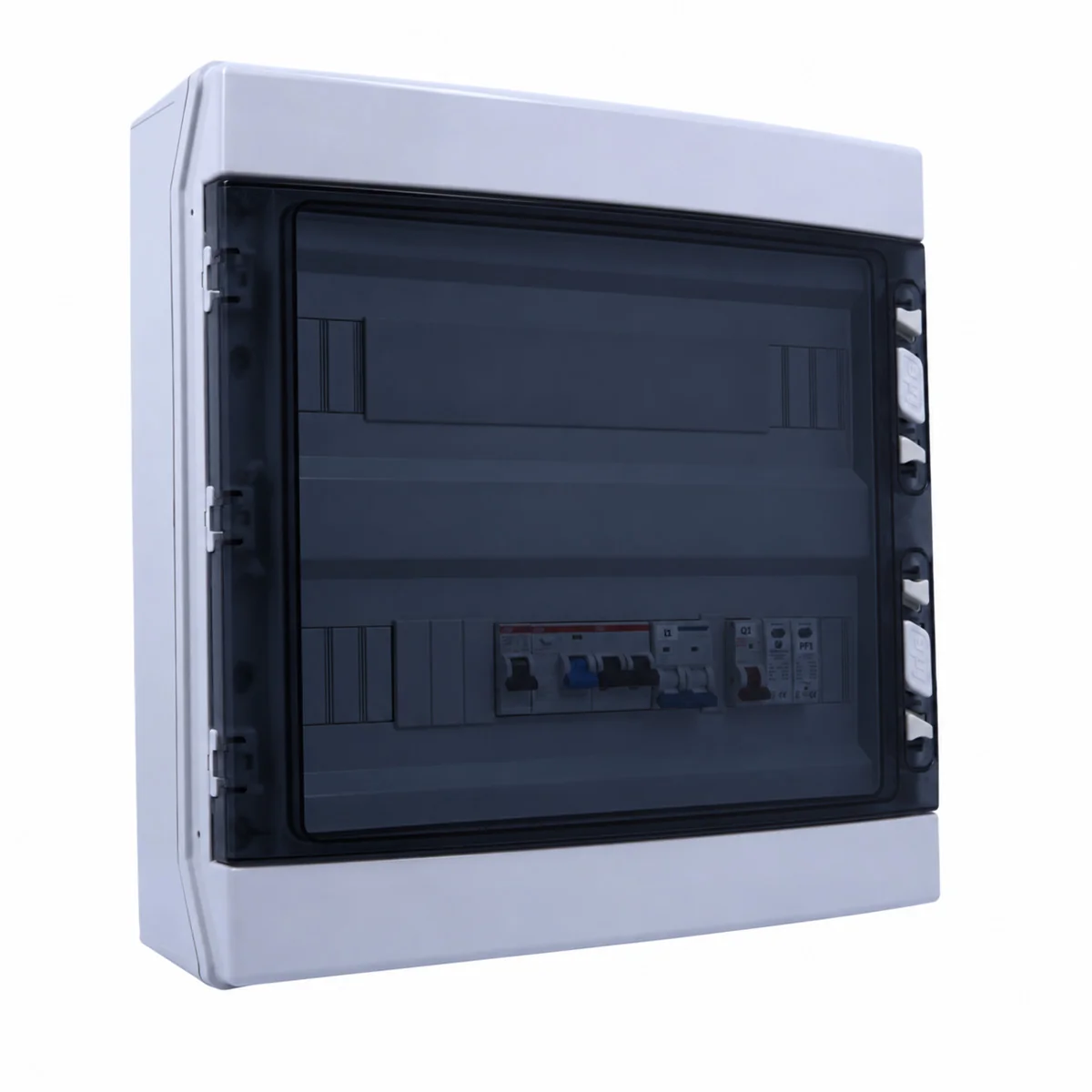 TECHNIDEAL Coffret AC photovoltaïque 6kW monophasé pour onduleur central compatible abonnement EDF 9 à 12KVA et batterie