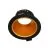 ARLUX Support de spot Naxos basse luminance rond fixe 88mm avec douille GU10 automatique noir et or - 731776