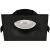ARLUX Support de spot carré fixe 88mm avec douille GU10 automatique noir - 851406
