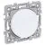 EUROHM Square Bouton poussoir blanc - 60202