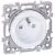 EUROHM Square Prise de courant 2P+T blanc - 60260