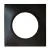 EUROHM Square Plaque simple anthracite - 60390