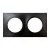 EUROHM Square Plaque double anthracite - 60397