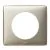LEGRAND Céliane Plaque Métal anodisé simple Titane - 068901