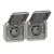 LEGRAND Plexo Prise de courant 2P+T double horizontale à composer étanche gris IP55 - 069562L