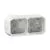 LEGRAND Plexo Boite 2 postes saillie à composer étanche blanc IP55 - 069690L