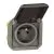 LEGRAND Plexo Prise de courant 2P+T à composer étanche anthracite IP55 - 069891L