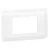 LEGRAND Mosaic Plaque horizontale 3 modules blanc - 078803L