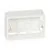 LEGRAND Mosaic Cadre saillie 1,5 postes ou 3 modules P40 blanc - 080289