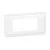 LEGRAND Mosaic Plaque horizontale 4 modules blanc EU - 277814L