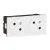 LEGRAND Mosaic Double prise de courant 2P+T blanc EU - 278164L