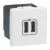 LEGRAND Mosaic Prise USB double 2400mA blanc EU - 278594L