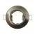 Support de spot encastré fixe rond 80mm acier brossé