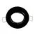 Support de spot encastré orientable rond 80mm noir