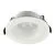 Support de spot rond fixe 88mm avec douille GU10 automatique blanc