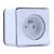 SCHNEIDER Mureva Styl prise de courant 2P+T saillie complet blanc - MUR39030