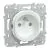 SCHNEIDER Ovalis Prise de courant 2P+T blanc - S320059