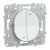 SCHNEIDER Ovalis Interrupteur volets roulants blanc - S320208