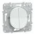 SCHNEIDER Ovalis Interrupteur double va et vient blanc - S320214