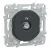 SCHNEIDER Ovalis Prise TV anthracite - S340405