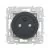 SCHNEIDER Odace Prise de courant 2P+T affleurante anthracite - S540052