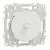 SCHNEIDER Odace Interrupteur va et vient/bouton poussoir à levier blanc craie - S920203