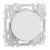 SCHNEIDER Odace Interrupteur va et vient/bouton poussoir blanc craie - S920204