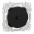 SCHNEIDER Odace Interrupteur va et vient/bouton poussoir à levier noir onyx - S940203