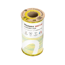 Fils électriques rigides H07VU 2.5² vert / jaune NEXANS Mobiway POP - Couronne de 100m
