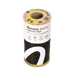 Fils électriques rigides H07VU 2.5² noir NEXANS Mobiway POP - Couronne de 100m