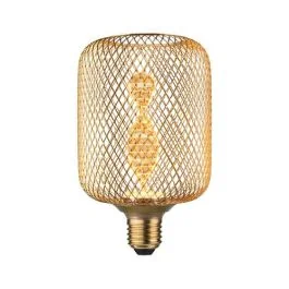 PAULMANN Ampoule LED filament E27 230V 4,2W 200lm 1800K GLOW ZYL laiton - 29084