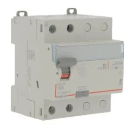 LEGRAND DX3 Interrupteur différentiel bipolaire 40A 30mA type B 4 modules 400V - 411956